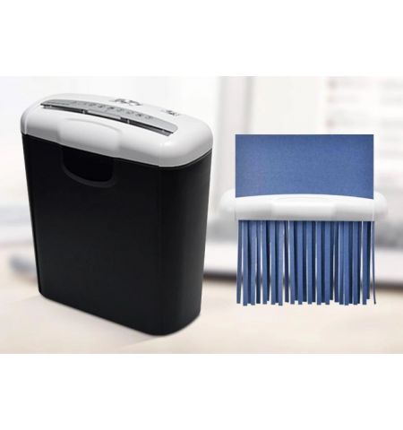 Шредер Qsmile P5 S610/ P-2/ 6 sheets 80g/m / 10L/ Grey