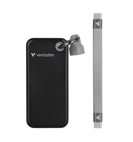 M.2 Внешний SSD Verbatim Pocket / 1TB / USB 3.2 Gen 2 / Black/Grey