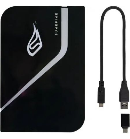 2.5” Внешний игровой SSD Verbatim Surefire PyroDrive / 2TB / USB 3.2 Gen1 / Black