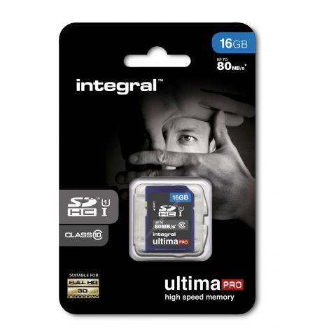 Карта памяти Integral Ultima PRO/16GB SDHC Class10 UHS-I, U1