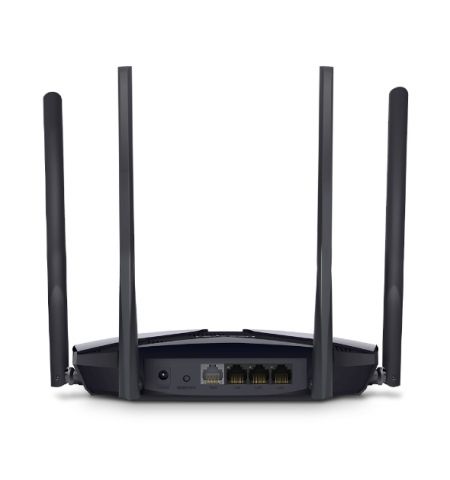 Wi-Fi роутер MERCUSYS MR80X / AX3000 Dual Band / Wi-Fi6 / Gigabit / 1WAN+3LAN / 4 external antennas Wi-Fi роутер MERCUSYS MR80X / AX3000 Dual Band / Wi-Fi6 / Gigabit / 1WAN+3LAN / 4 external antennas