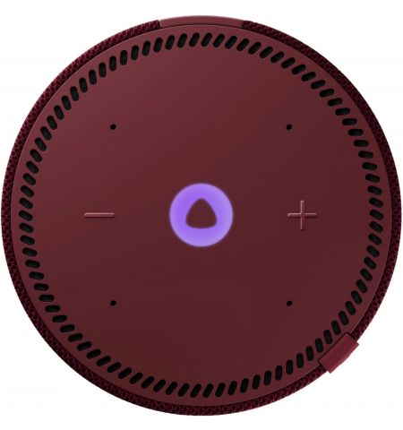 Умная колонка Yandex Station MINI (Clock) / with Alisa / 10W / Red