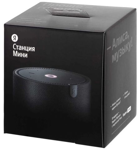 Умная колонка Yandex Station MINI / with Alisa / 10W / Black