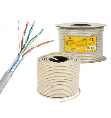 Cable FTP Gembird FPC-5004E-SOL, AWG24 solid CCA , 100m