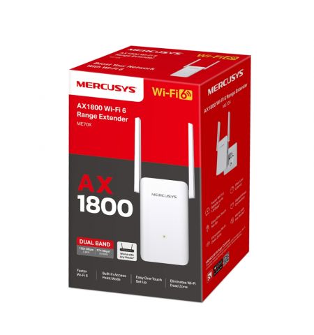 Усилители сигнала MERCUSYS ME70X / AC1800 Dual Band / Wi-Fi6 / 1 Lan Port / 2 external antennas