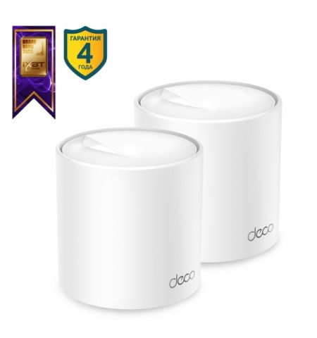 Mesh Wi-Fi 6 система TP-LINK Deco X50 (2-pack) / AX3000 Dual Band /  3 LAN/WAN Gigabit Port