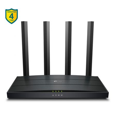 Wi-Fi роутер TP-LINK  Archer AX12 / AC1500 Dual Band / Wi-Fi6 / Gigabit / 1WAN+3LAN / 4 fixed antennas