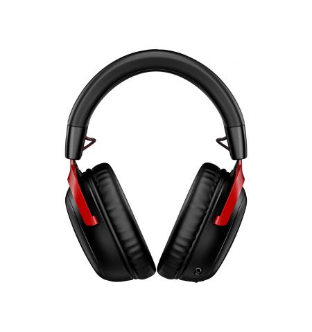 Беспроводные Игровые наушники HyperX Cloud III Wireless, Black/Red, [77Z46AA]