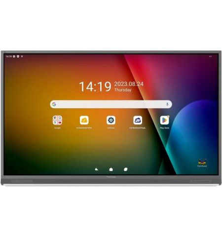 86” Интерактивный дисплей ViewSonic IFP8652-2F / 4K / 8G RAM / 64GB Storage / Black