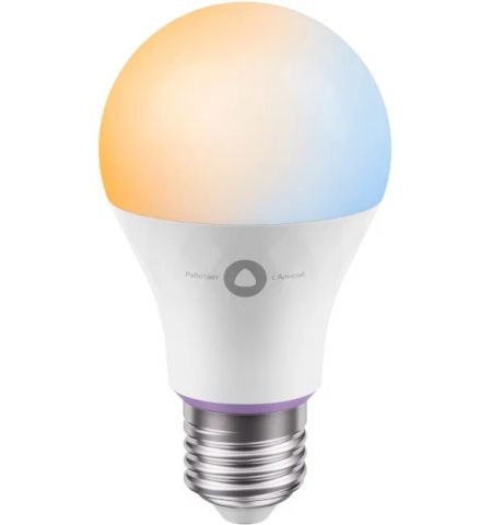 LED лампочка YANDEX Smart Bulb with Alisa / Smart Wi-Fi White / E27 / 8W / 2700K-6500K