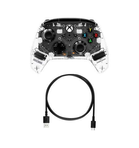 Геймпад HyperX Clutch Gladiate RGB [7D6H2AA],  for Xbox Series S/X / PC, Transparent