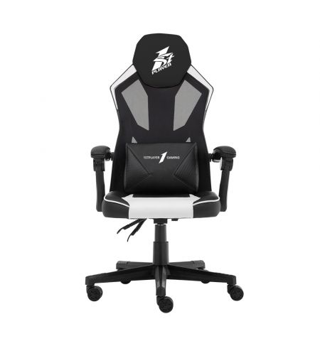 Игровое кресло 1STPLAYER P01/ 120kg/  Moving armrest/ Black/White