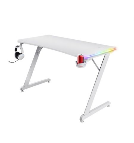Игровой RGB-Стол Trust GXT 709W LUMINUS, White
