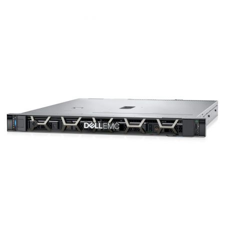 Dell PowerEdge R250 1U Rack, Intel Xeon E-2314 (2.8GHz, 8M, 4C/4T, 65W), 1x16GB UDIMM DDR4 RAM, 2TB HDD SATA,  (Chassis 4x3.5” Hot-Plug HDD), iDRAC9 Basic, On-Board LOM Broadcom 5720 Dual Port 1Gb, TPM 2.0 V3, Single Hot-Plug 700W PSU Titanium, 1U/2U Stat