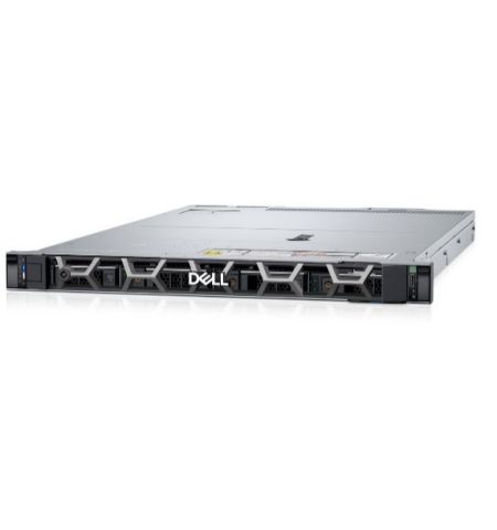 Dell PowerEdge R450 1U Rack, Xeon Silver 4310 (2.1Ghz,12C/24T, 18M), 1x16GB RDIMM DDR4 3200MT/s, 2TB HDD SATA (up to 4х3.5” SAS/SATA HDD), PERC H755 SAS Front, iDRAC9 Enterprise, Dual Port 1Gb, BC5720 Dual Port 1GbE, Dual Redundant PSU (1+1) 700W Titanium