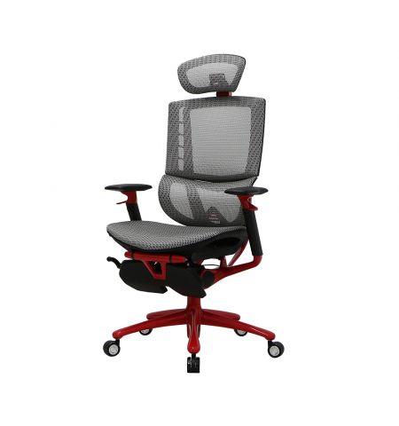 Игровое кресло 1STPLAYER ERGO PLAY/ 160kg/  3D armrest/ White&Red Игровое кресло 1STPLAYER ERGO PLAY/ 160kg/  3D armrest/ White&Red