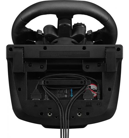 Руль и педали для PS4 и ПК Logitech TRUEFORCE G923, Black