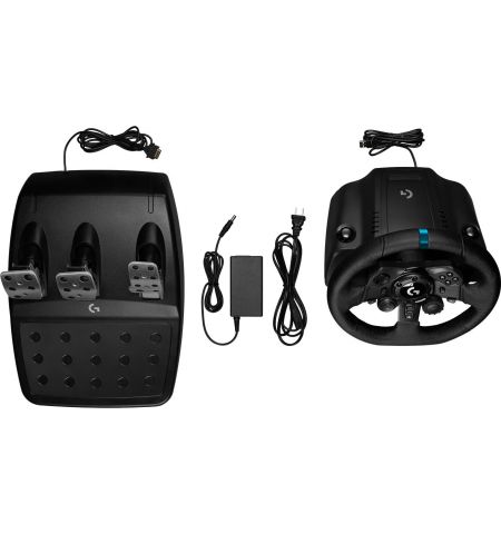 Руль и педали для Xbox One и ПК Logitech TRUEFORCE G923, Black