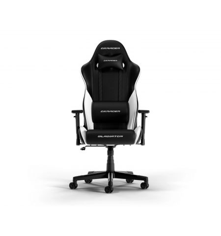 Игровое кресло DXRacer GLADIATOR-23-L / 150kg / 180-200cm / Black/White