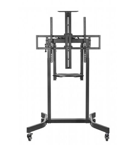 Напольная подставка для телевизора с электроприводом и регулировкой высоты, с роликамиGembird TVS-100T-01 / 55” - 100”