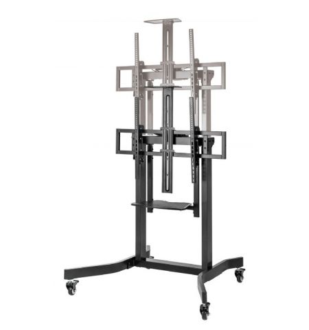 Напольная подставка для телевизора с электроприводом и регулировкой высоты, с роликамиGembird TVS-100T-01 / 55” - 100”