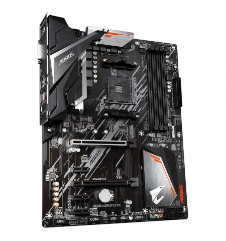 GIGABYTE GA-A520 AORUS Elite, Socket AM4, AMD A520, Dual 4xDDR4-4733, APU AMD graphics, DVI, HDMI, 2xPCIe X16, 4xSATA3, RAID, 1xM.2, 3xPCIe X1, ALC1200 HDA, S/PDIF, GbE LAN, 1xUSB3.2Gen2, 5xUSB3.2, RGB Fusion 2.0, ATX