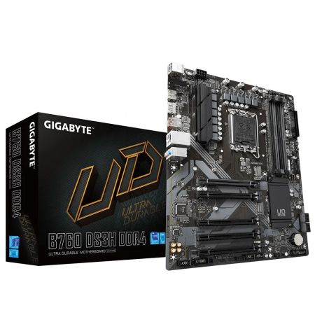 Материнская плата GIGABYTE B760 DS3H DDR4  / 1700 / B760 / DDR4 / ATX