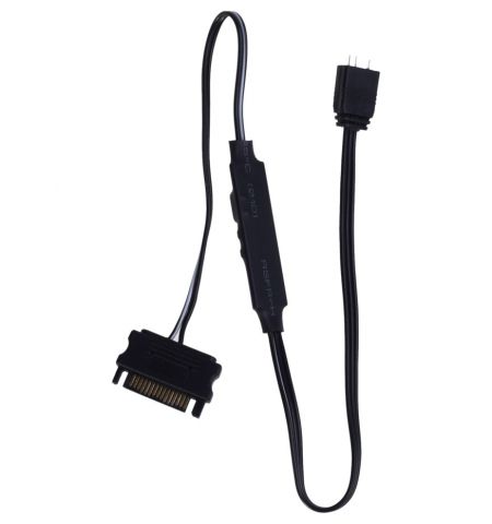 XILENCE LQZ.ARGB_Set Cable (XZ171), Cooling Control Set for  ARGB components: 5V D/P 3PIN connections, 1 x Receiver, 1 x Remote Controller, 1x 1 to 4 ARGB Splitter