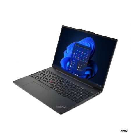 Ноутбук 16'' Lenovo ThinkPad E16 G1 / WUXGA / AMD Ryzen 7 7730U / 16GB / 512GB SSD / Black Ноутбук 16'' Lenovo ThinkPad E16 G1 / WUXGA / AMD Ryzen 7 7730U / 16GB / 512GB SSD / Black
