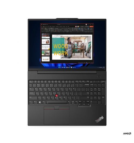 Ноутбук 16'' Lenovo ThinkPad E16 G1 / WUXGA / AMD Ryzen 7 7730U / 16GB / 512GB SSD / Black Ноутбук 16'' Lenovo ThinkPad E16 G1 / WUXGA / AMD Ryzen 7 7730U / 16GB / 512GB SSD / Black