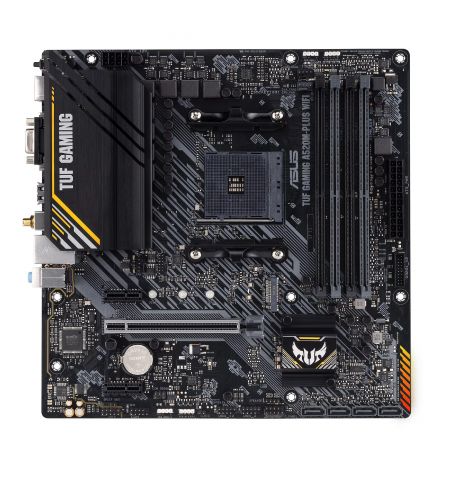 Материнская плата ASUS TUF GAMING A520M-PLUS WIFI / AM4 / AMD A520 / DDR4 / mATX Материнская плата ASUS TUF GAMING A520M-PLUS WIFI / AM4 / AMD A520 / DDR4 / mATX