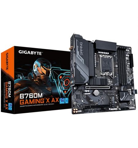 Материнская плата GIGABYTE B760M GAMING X AX / 1700 / B760 / DDR5 / mATX