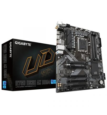 Материнская плата GIGABYTE B760 DS3H AX DDR4  / 1700 / B760 / DDR4 / ATX