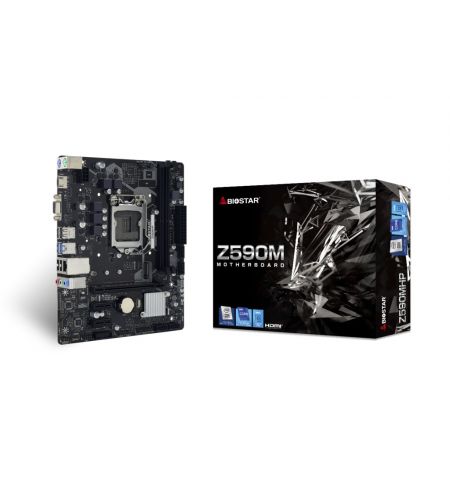 Материнская плата BIOSTAR Z590MHP / Socket 1200 / Intel Z590 / DDR4 / mATX