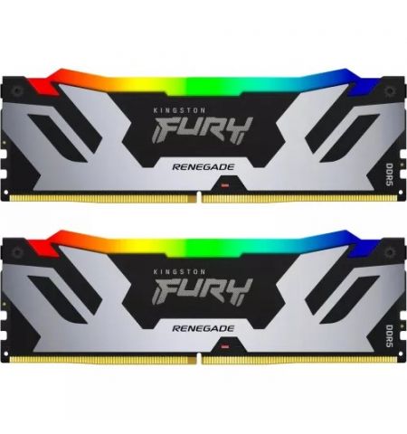 Оперативная память Kingston FURY Renegade Silver RGB DDR5-6000 96GB (Kit of 2*48GB)