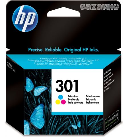 HP №301 Tri-color Ink Cartridge, 165 pages