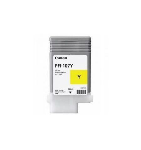 Ink Cartridge Canon PFI-107 Y, 130ml for iPF670,680,685,770,780,785