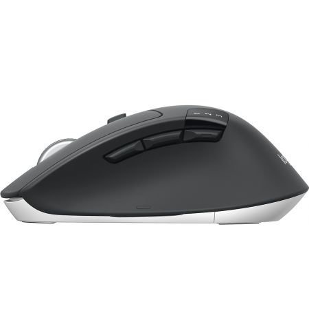 Logitech Wireless Mouse M720 Triathlon, Black, Optical Mouse, Multi-device, Hyper-fast scrolling, Switching seamlessly between 3 computers, Bluetooth Smart and 2.4GHz wireless connection, Black/White, Retail