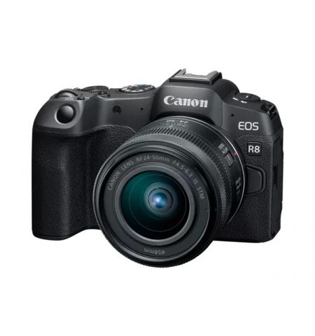 Беззерккальная камера CANON EOS R8 + RF 24-50 f/4.5-6.3 IS STM  (5803C016) Black Беззерккальная камера CANON EOS R8 + RF 24-50 f/4.5-6.3 IS STM  (5803C016) Black