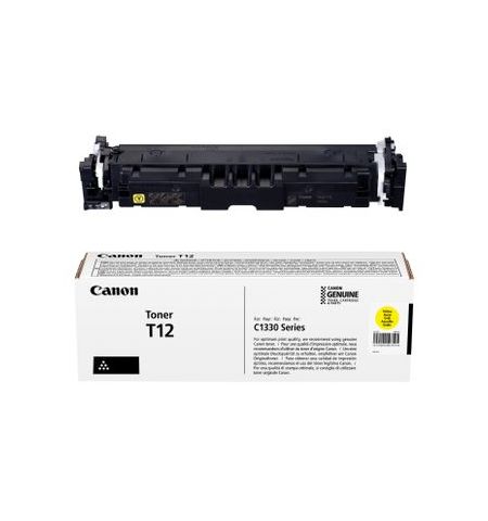 Toner Canon T12 Yellow EMEA, (5300 pages 5%) for  Canon i-SENSYS X C1333.