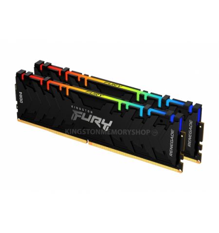 Оперативная память Kingston FURY® Renegade DDR4 RGB 3200 МТ/с 64ГБ (Kit of 2*32GB)