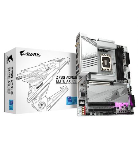 Материнская плата GIGABYTE Z790 AORUS ELITE AX ICE / 1700 / Z790 / DDR5 / ATX