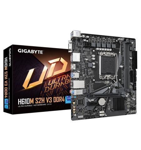 Материнская плата GIGABYTE H610M S2H V3 DDR4 / 1700 / H610 / DDR4 / mATX