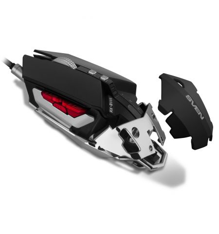 Игровая мышь SVEN RX-G985 / Gaming sensor Pixart 3050 / USB / 4000 dpi / Black