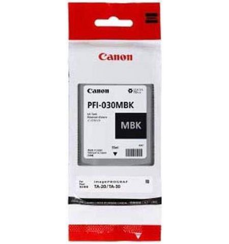 Ink Cartridge Canon PFI-030 MBK, pigment, 55ml for TM240, TM340