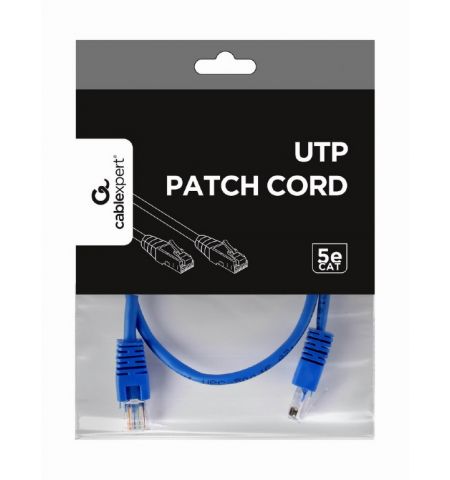 UTP Cat.5e Patch cord, 0.5m, Blue