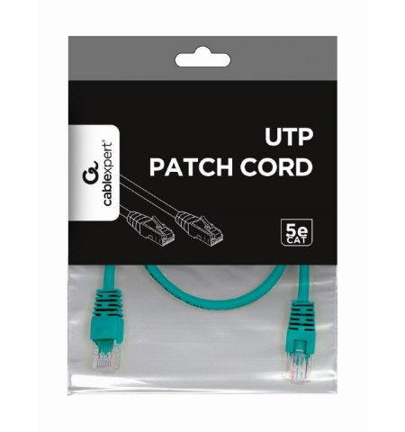 UTP Cat.5e Patch cord, 0.5m, Green