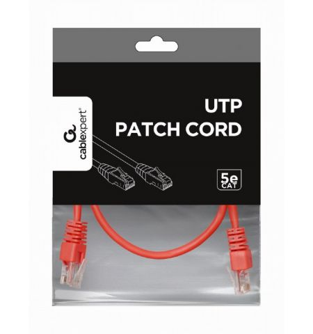 UTP Cat.5e Patch cord, 0.5m, Red