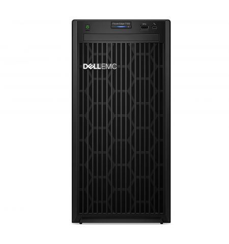 Dell PowerEdge T150 Tower, Intel Xeon E-2314 (2.8GHz, 8M Cache, 4C/4T, 65W), 1x16GB DDR4 UDIMM RAM, 2TB 7.2K RPM SATA HDD (Chassis up to 4x3,5” Cabled HDD), iDRAC9 Basic, On-Board LOM Broadcom 5720 Dual Port 1Gb , TPM 2.0, Single cabled 300W PSU.