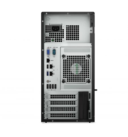 Dell PowerEdge T150 Tower, Intel Xeon E-2314 (2.8GHz, 8M Cache, 4C/4T, 65W), 1x16GB DDR4 UDIMM RAM, 2TB 7.2K RPM SATA HDD (Chassis up to 4x3,5” Cabled HDD), iDRAC9 Basic, On-Board LOM Broadcom 5720 Dual Port 1Gb , TPM 2.0 V3., Single cabled 300W PSU.